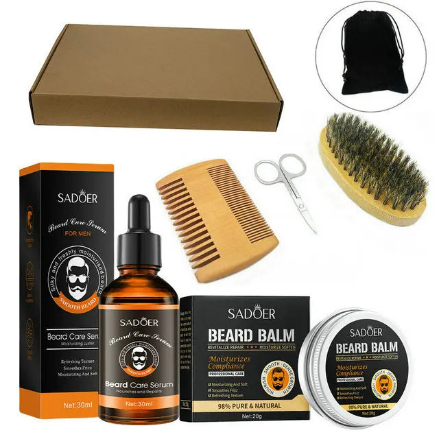 Kit de crescimento de barba 5 em 1